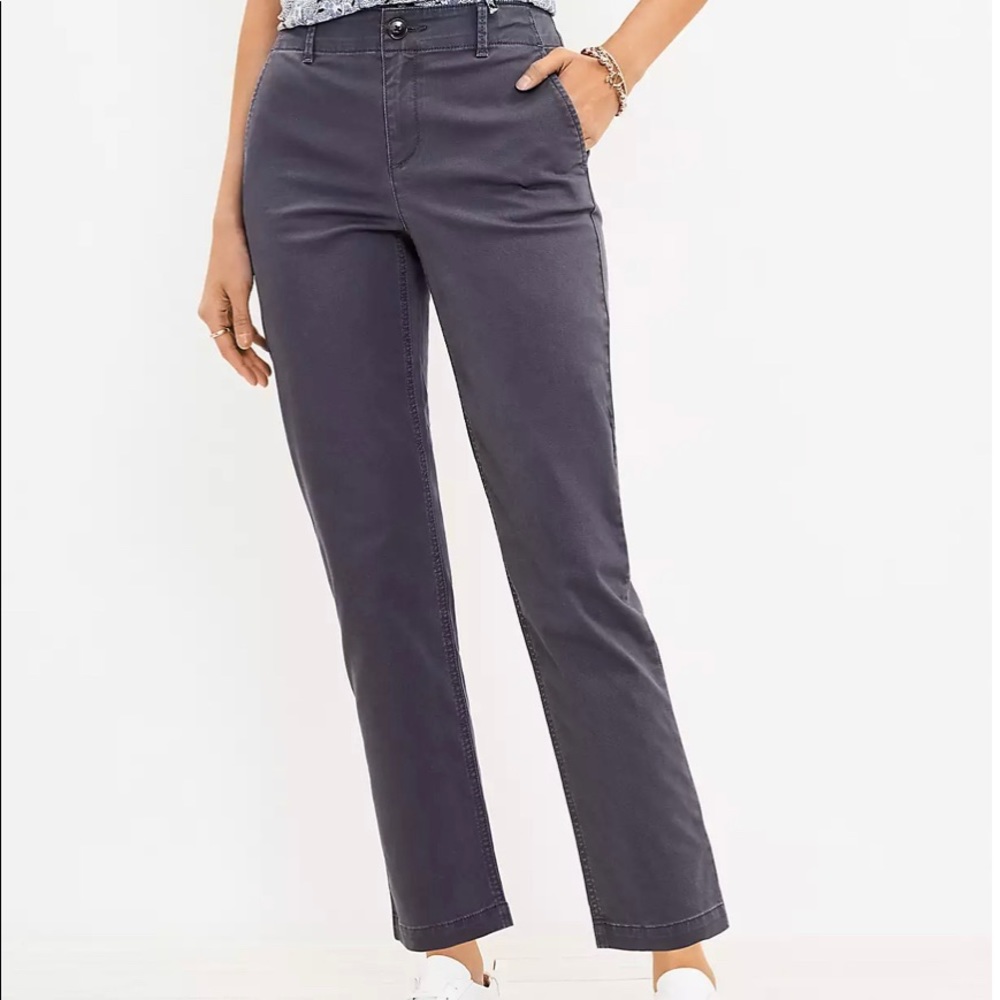 Loft Monroe Slim Chino Pants